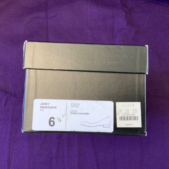 J. Crew Collection JANEY SNAKESKIN Flats - Picture 9 of 9